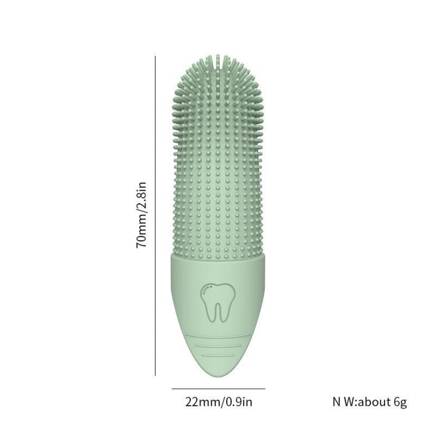 Silicone Cat And Dog Toothbrush